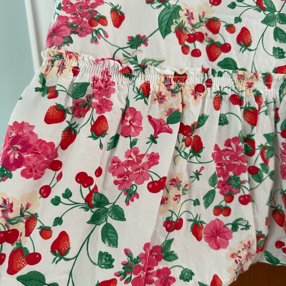 Ann Taylor Floral Sleeveless Blouse - Pink and Green - Picture 2 of 5